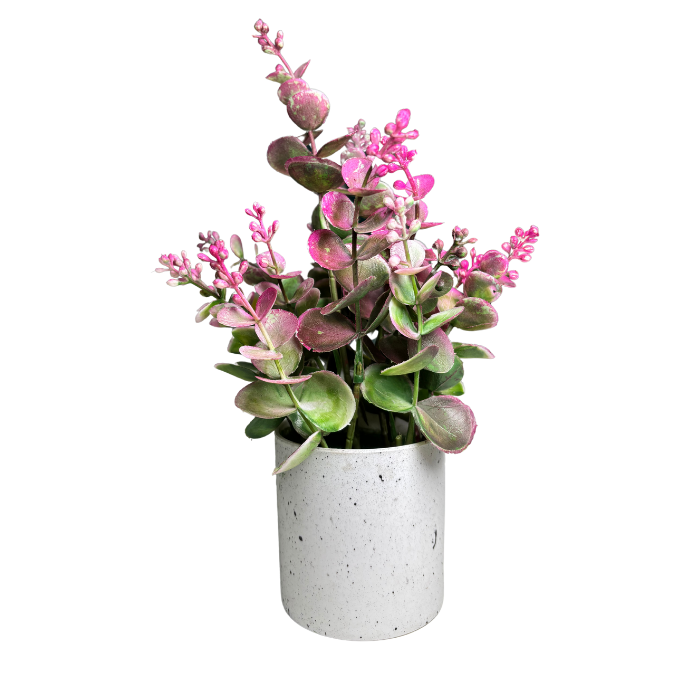 Garden Gyani Artificial Rubber Plant – Small Faux Potted Plant for Tabletop, Home, Bathroom & Office Décor | Indoor Decorative Greenery