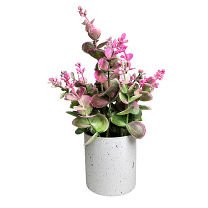 Garden Gyani Artificial Rubber Plant – Small Faux Potted Plant for Tabletop, Home, Bathroom & Office Décor | Indoor Decorative Greenery