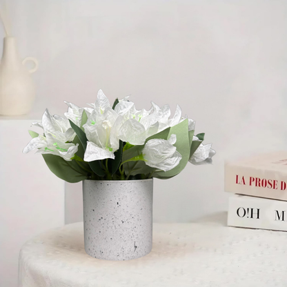 Garden Gyani Artificial Rubber Plant – Small Faux Potted Plant for Tabletop, Home, Bathroom & Office Décor | Indoor Decorative Greenery