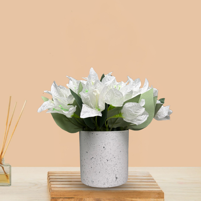 Garden Gyani Artificial Rubber Plant – Small Faux Potted Plant for Tabletop, Home, Bathroom & Office Décor | Indoor Decorative Greenery