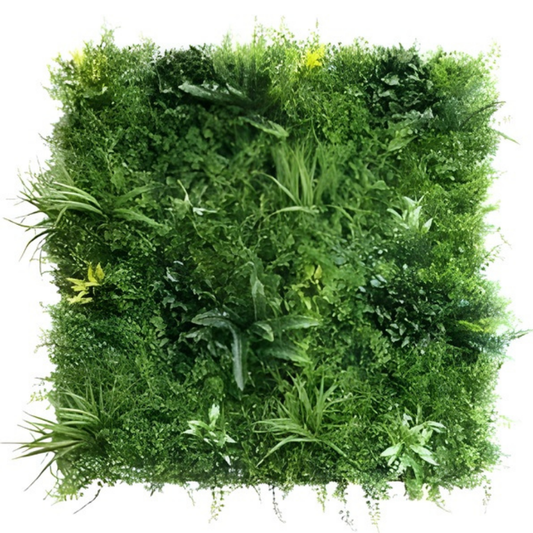 Garden Gyani Artificial Vertical Garden Panel 100×100 cm | Premium Jungle Style Dense Foliage | UV Protected Indoor Outdoor Green Wall