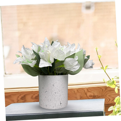 Garden Gyani Artificial Rubber Plant – Small Faux Potted Plant for Tabletop, Home, Bathroom & Office Décor | Indoor Decorative Greenery