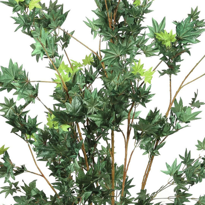 Garden Gyani Artificial Japanese Maple Plant – 150 cm Tall Faux Tree with 760 Leaves & 10 Branches | Realistic Indoor Decorative Plant for Home & Office | Pot Not Included