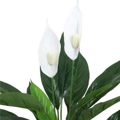 Garden Gyani Artificial Spathe Plant – Realistic Indoor Faux Greenery with Pot for Home & Office Décor